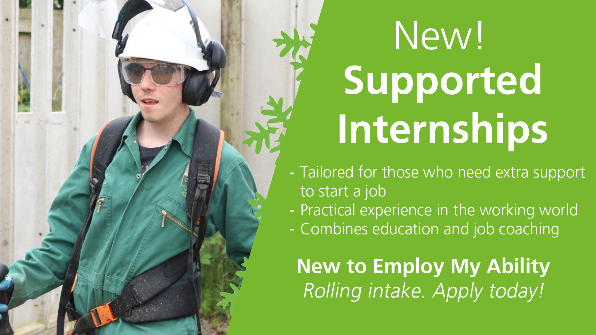 supported internships new to ema dorset